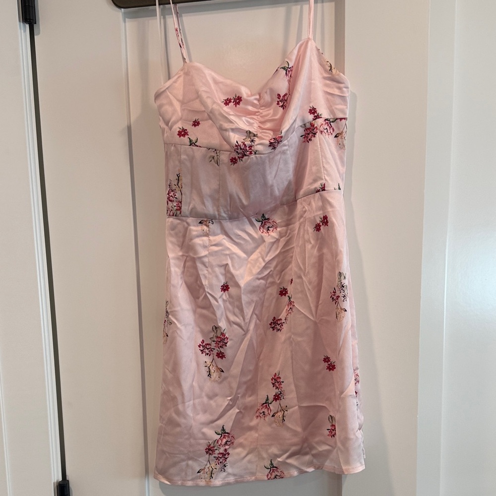 Princess Polly Pink Floral Mini Dress